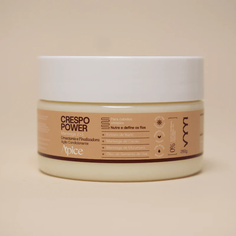 Manteiga 2x1 (Umectante e Finalizadora) Crespo Power 260g - Image 4