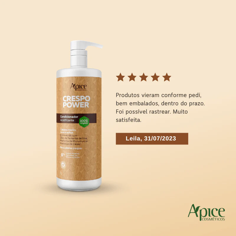 Condicionador Crespo Power Acidificante 1000ml - Image 5
