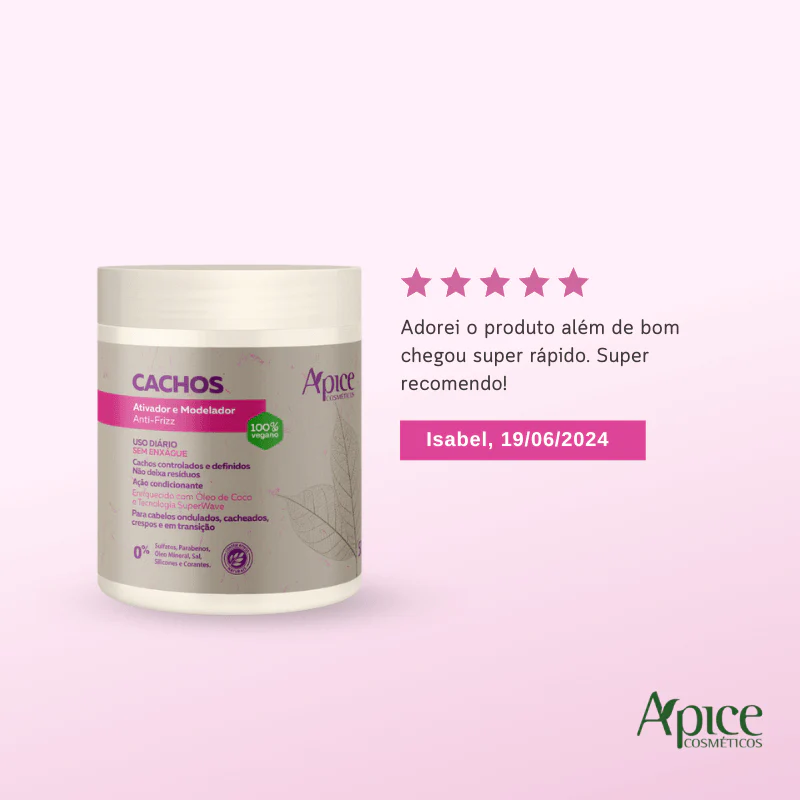 Kit Cachos PH- Shampoo, Condicionador, Gelatina, PH Control e Ativador (5 ITENS) - Image 11