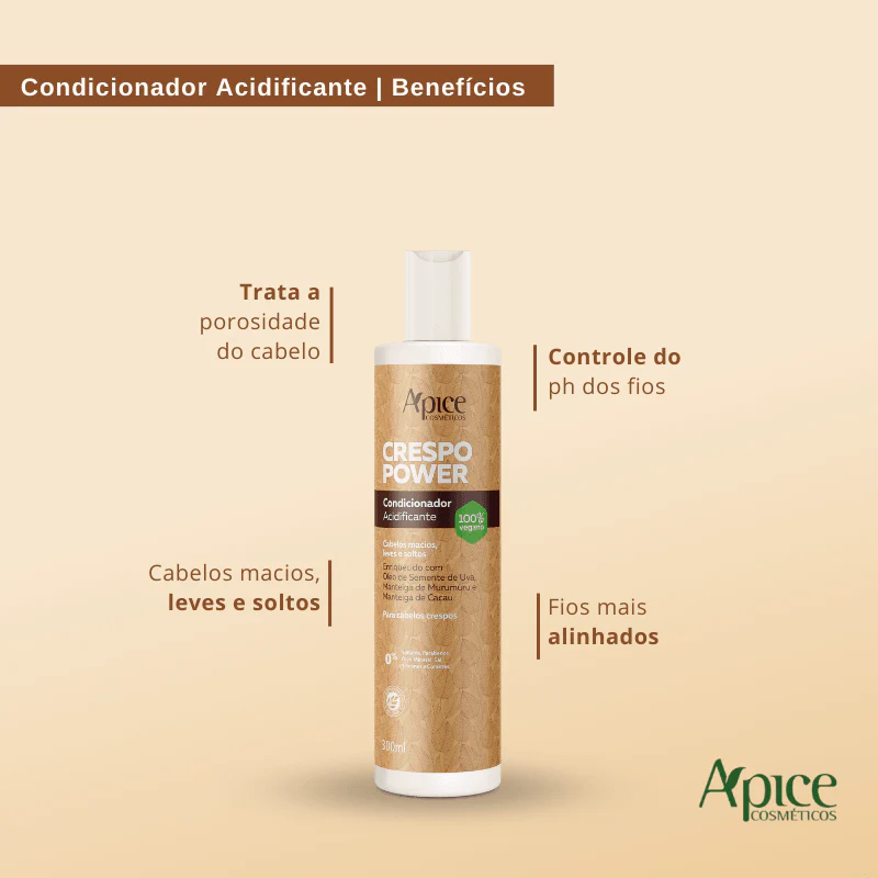 Kit Crespo Power - Co Wash, Condicionador, Máscara e Creme de Pentear (4 ITENS) - Image 7