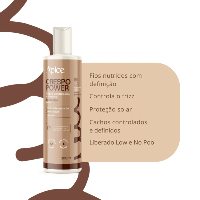 Kit Crespo Power - Co Wash, Shampoo, Condicionador, Máscara, Creme de Pentear, Gelatina, Mousse e Manteiga (8 itens) - Image 3