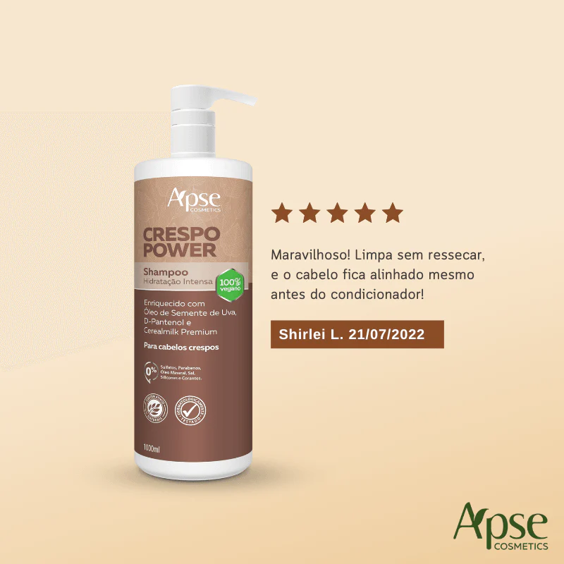 Kitão Crespo Power - Shampoo, Co Wash e Condicionador (3 ITENS) - Image 4